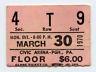 Led Zeppelin Original 1970 Pittsburgh Concert Ticket Stub Super Rare