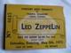 Led Zeppelin Original 1973 Concert Ticket Stub Largest Audience Record! Ex