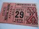 Led Zeppelin Original 1975 Concert Ticket Stub Greensboro, Nc Ex+