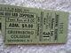 Led Zeppelin Original 1977 Concert Ticket Stub Greensboro, Nc Ex+