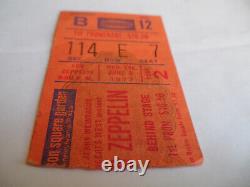 LED ZEPPELIN Original 1977 CONCERT TICKET STUB Madison Square Garden, NYC