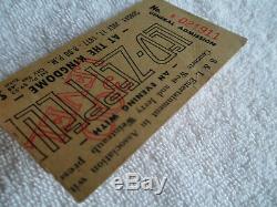 LED ZEPPELIN Original 1977 CONCERT TICKET STUB Seattle EX