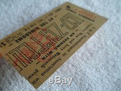 LED ZEPPELIN Original 1977 CONCERT TICKET STUB Seattle EX