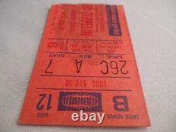 LED ZEPPELIN Original 1977 FULL CONCERT TICKET Madison Square Garden, NYC