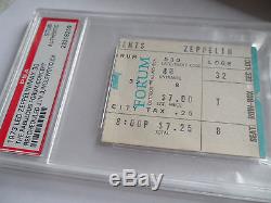 LED ZEPPELIN Original CONCERT Ticket STUB Los Angeles Forum
