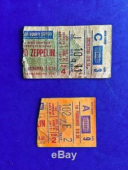 Led Zeppelin Vintage Concert Ticket Stubs Lot Of 3-(2) Msg & (1) Capital Centre