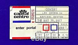 Led Zeppelin Vintage Concert Ticket Stubs-lot Of 3-(2) Msg & (1) Capital Centre