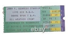 LIVE AID 1985 PHILADELPHIA CONCERT TICKET STUB Great Condition