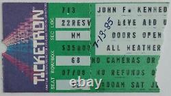 LIVE AID USA CONCERT TICKET STUB JFK PHILADELPHIA 07/13/1985 Led Zeppelin