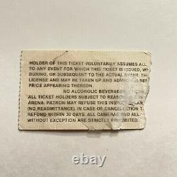 LL Cool J Savannah Civic Center Arena GA Rap Concert Ticket Stub Vintage 1988