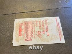 LOLLAPALOOZA 92 CONCERT TICKET STUB vtg 90s Lake Fairfax VA- Aug 14, 1992- F/S