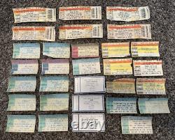 LOT (30) Concert Ticket Stubs Rock Heavy Metal Hair Band Metallica Type-O Ozzy
