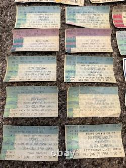 LOT (30) Concert Ticket Stubs Rock Heavy Metal Hair Band Metallica Type-O Ozzy