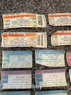 LOT (30) Concert Ticket Stubs Rock Heavy Metal Hair Band Metallica Type-O Ozzy