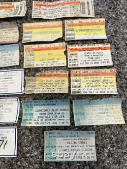 LOT (30) Concert Ticket Stubs Rock Heavy Metal Hair Band Metallica Type-O Ozzy