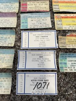 LOT (30) Concert Ticket Stubs Rock Heavy Metal Hair Band Metallica Type-O Ozzy