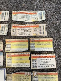 LOT (30) Concert Ticket Stubs Rock Heavy Metal Hair Band Metallica Type-O Ozzy