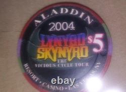 LYNYRD SKYNYRD Ultra RARE 1988 FL Concert Ticket Stub + 2004 Poker Chip L@@K FS