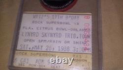 LYNYRD SKYNYRD Ultra RARE 1988 FL Concert Ticket Stub + 2004 Poker Chip L@@K FS