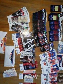 Large Lot of Montreal Sports Ticket Stubs Canadiens Alouettes Impact F1 Concerts