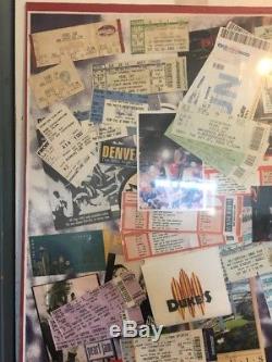Large Pearl Jam Concert Ticket Stub, Photos Etc. Collection Fan Collage