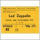 Led Zeppelin 1971 Free Trade Hall Manchester Concert Ticket Stub (uk)