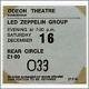 Led Zeppelin 1972 Birmingham Odeon Concert Ticket Stub (uk)
