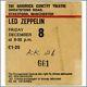 Led Zeppelin 1972 Hard Rock Theatre Concert Ticket Stub (uk)