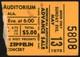 Led Zeppelin-1973 Concert Ticket Stub & Newspaper Clippings (mobile, Alabama)