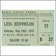 Led Zeppelin 1975 Earls Court Concert Ticket Stub (uk)
