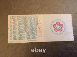 Led Zeppelin 1977 Concert Ticket Stub Chicago Stadium