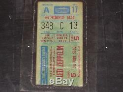 Led Zeppelin 1977 Concert Ticket Stub June 13, 1977 Madison Square Garden N. Y