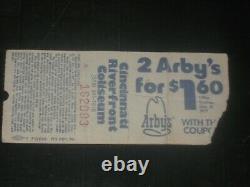 Led Zeppelin 1977 Concert Ticket Stubriverfront Coliseumcincinnatiapril 20