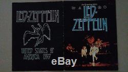 Led Zeppelin 1977 MSG North American Tour Concert Program & (2) Ticket Stubs