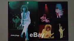 Led Zeppelin 1977 MSG North American Tour Concert Program & (2) Ticket Stubs