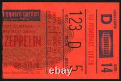 Led Zeppelin-1977 RARE Concert Ticket Stub & Contest Entry Form (New York-MSG)