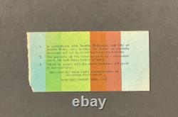 Led Zeppelin 7-17-1977 Concert Ticket Stub Kingdome Seattle Washington Gen. Adm