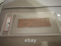 Led Zeppelin Chicago Concert Ticket Stub Original PSA Encapsulated Rock & Pop