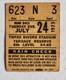Led Zeppelin Concert Ticket Stub July 24 1973 Three Rivers Stadium Pittsburgh Pa