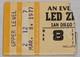 Led Zeppelin Concert Ticket Stub San Diego Sports Arena March 8 1977 Bonham Page