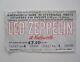 Led Zeppelin Knebworth Park Uk 1979 Unused 2-part Concert Ticket Stub