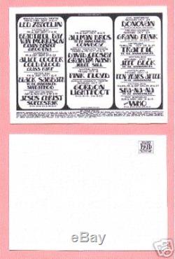 Led Zeppelin Original 1971 Concert Handbill / Mailer plus 1977 Ticket Stub