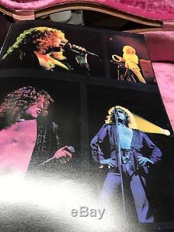 Led Zeppelin Original 1977 North American Tour Concert Program & Ticket Stub