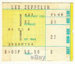 Led Zeppelin RARE 1972 L. A. Forum Concert Ticket Stub Vtg Rock Metal IV Tour