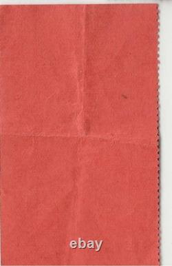 Led Zeppelin concert ticket stub original Denmark 1973 ROW 1 SEAT 1 in group