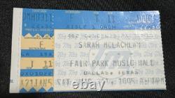 Lilith Fair & Sarah McLachlan Concert Bundle/Ticket Stubs, Concert Book & Tshirt