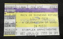 Lilith Fair & Sarah McLachlan Concert Bundle/Ticket Stubs, Concert Book & Tshirt