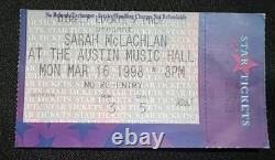 Lilith Fair & Sarah McLachlan Concert Bundle/Ticket Stubs, Concert Book & Tshirt