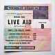 Live Aid 1985 Concert Ticket Stub Queen Freddie Mercury Wembley Stadium Uk (vg-)