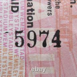 Live Aid Concert Ticket Stub 1985 Wembley Stadium UK Queen Freddie Mercury (Ex-)